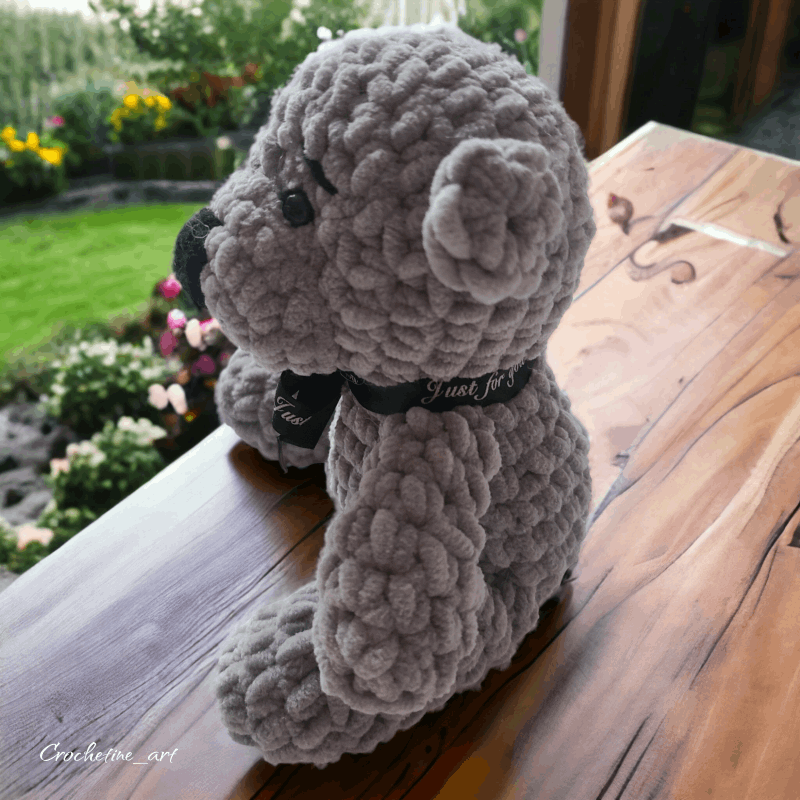 Peluche Ourson Gris