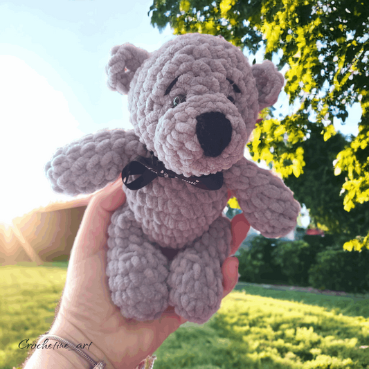 Peluche Ourson Gris