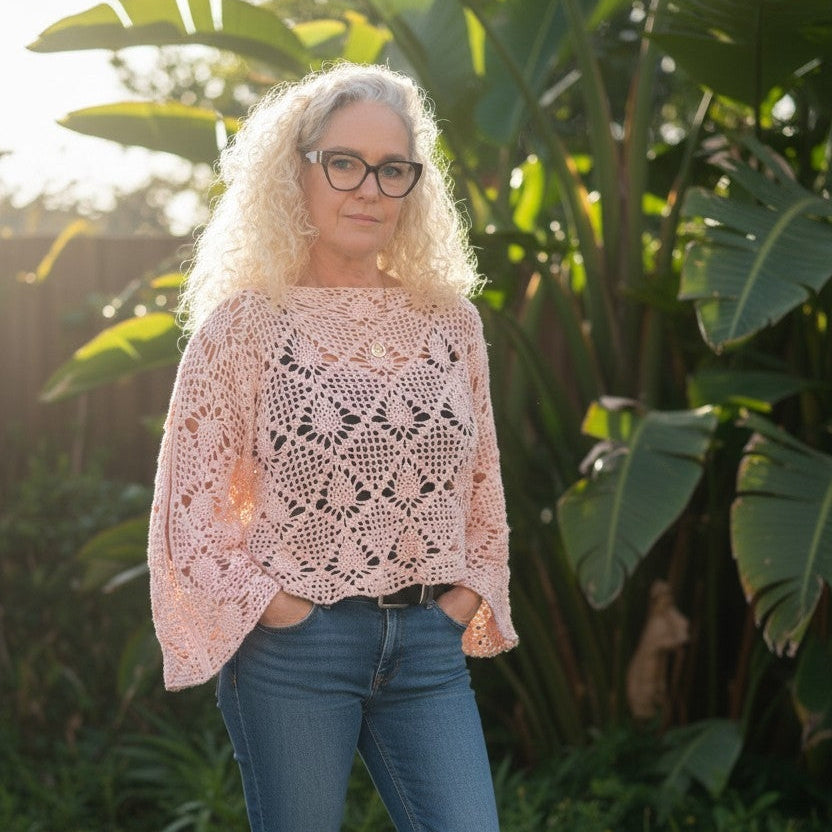 Tutoriel Top au crochet Kenza au crochet PDF + Vidéo Pas à Pas